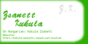 zsanett kukula business card